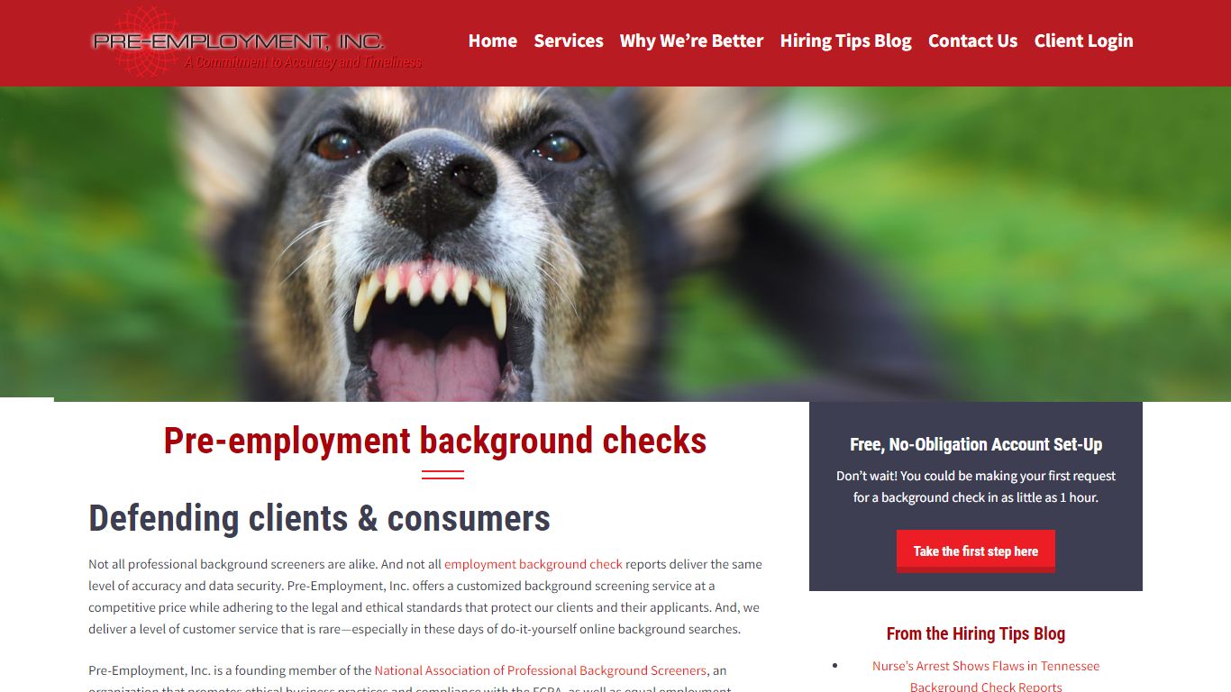 Pre-Employment Background Check | Pre-Employment, Inc.